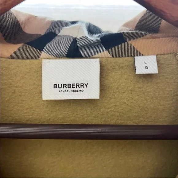 Burberry Tan Hoodie Jacket - Picture 2 of 3